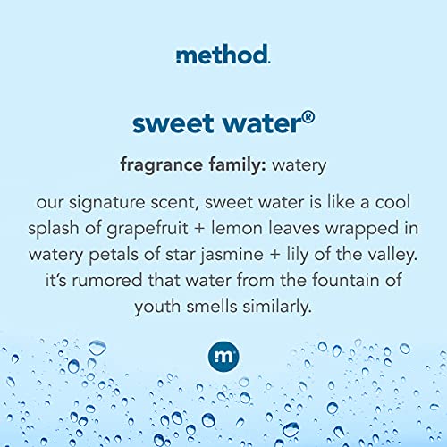 Method Foaming Hand Soap, Sweet Water and Lemon Mint Scents, Paraben and Phthalate Free, Biodegradable Formula, 10 fl oz (Pack of 3)