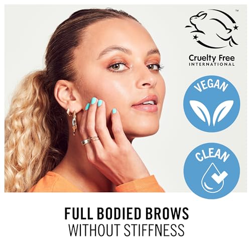 Rimmel London Kind & Free, Clear, Brow Wax, Easy to Apply, Long-Lasting Hold, No Flaking, No Residue, Lifted Brows, 0.28oz