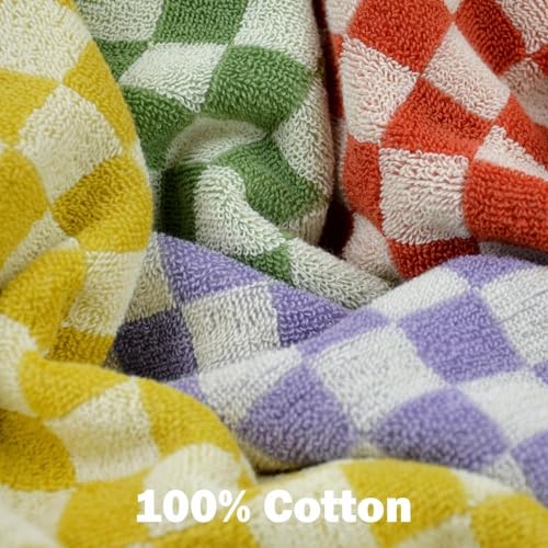 Jacquotha Cotton Washcloths 4-Pack, 13x13 Inch