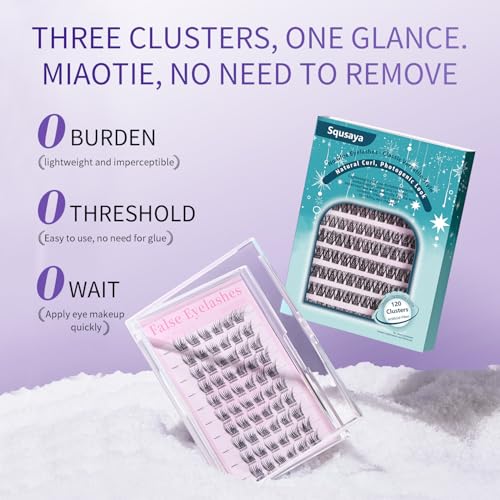 Self Adhesive Eyelash Clusters - No Glue Press On Lashes