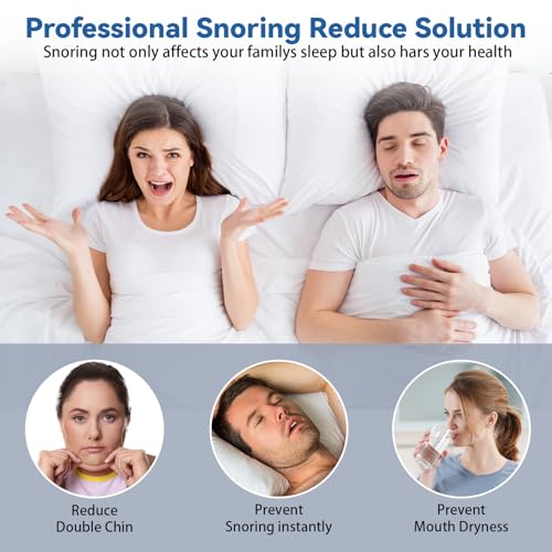 Anti-Snoring Chin Strap for Sleep & CPAP, Adjustable