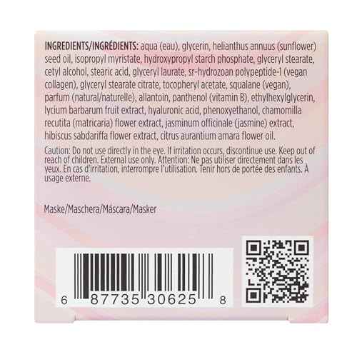 Pacifica Vegan Collagen Plumping Jelly Mask – Overnight Hydrating Face Mask with Vegan Collagen, Squalane & Hyaluronic Acid, Deep Moisture for Plump, Dewy Skin, Glass Skin Glow, Clean Beauty Skincare