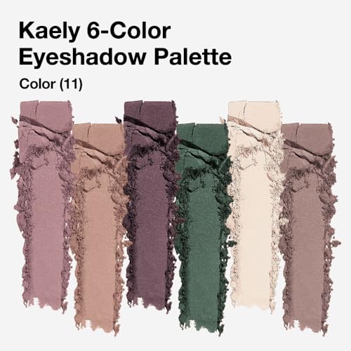 BINGBRUSH 6-Color Eyeshadow Palette, Waterproof Matte & Shimmer