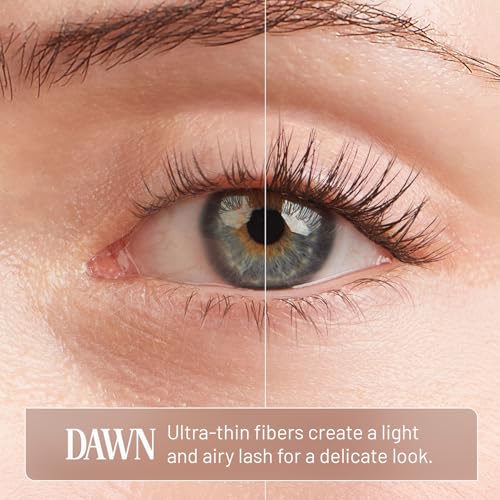 Lilac St - Dawn Natural Faux Eyelash Clusters (10mm, 3 Pack) - No "Makeup" Look - DIY Lash Extension Wisps - Lightweight & Lifelike - Lasts 10 Days - Cruelty Free, Vegan, Women Founded - 30 Lashes