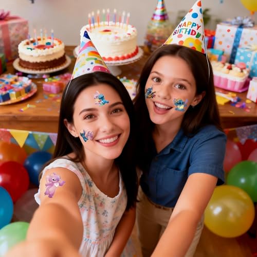40Pcs Cute Cartoon Temporary Tattoo Stickers for Party