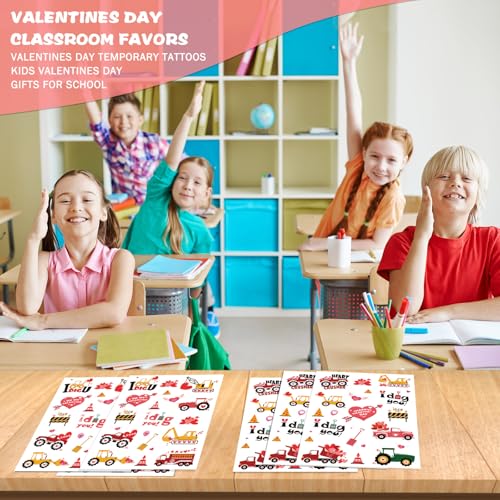 I Dig You Valentine's Day Temporary Tattoos, 4 Sheets