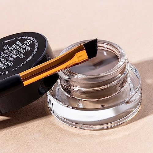 Milani Stay Put Brow Color Dark Brown - Waterproof Eyebrow Gel