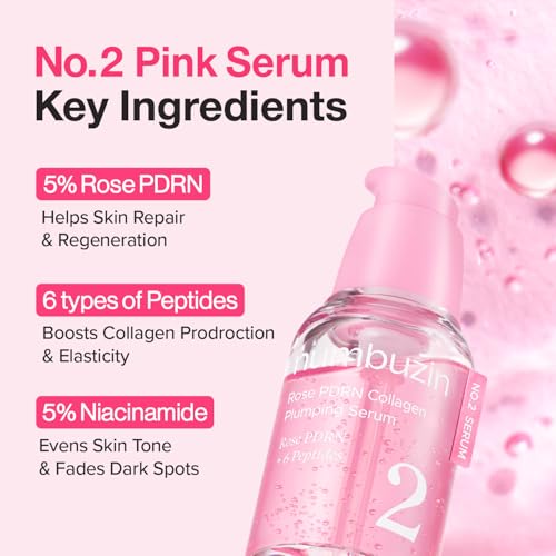 Numbuzin No.2 Rose PDRN Collagen Serum - Hydrating & Firming 30ml