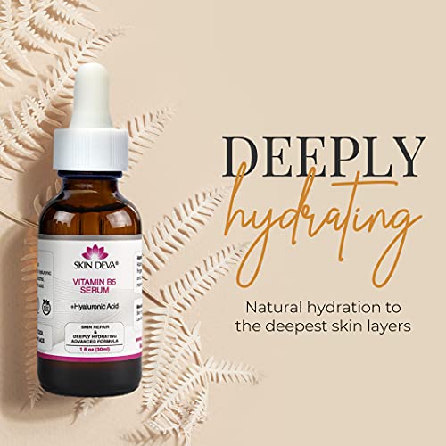 SKIN DEVA Vitamin B5 + Hyaluronic Acid Serum For Face Skin Serum Packed with B5 Relieves Perfect Vitamin Serum