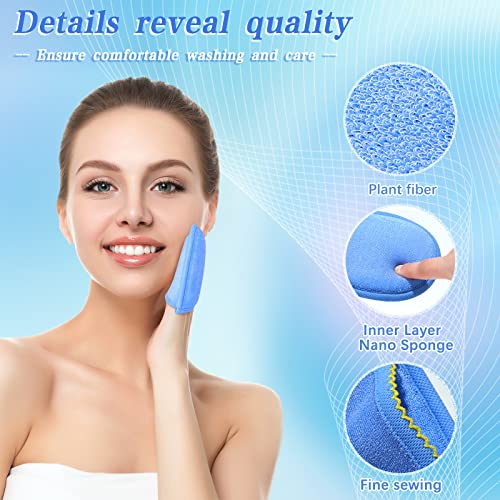Frienda Exfoliating Gloves 4-Pack Deep Scrub Mitts Face & Body