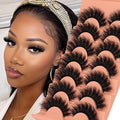 8D Mink Lashes 18mm Full Volume Dramatic Faux Eyelashes