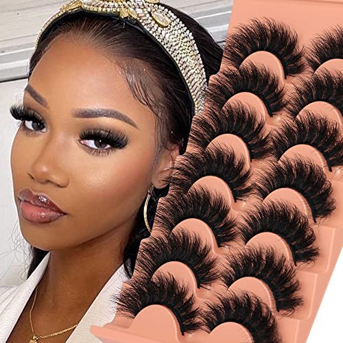 8D Mink Lashes 18mm Full Volume Dramatic Faux Eyelashes