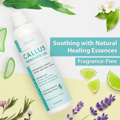 Ebanel 6.55oz Salon-Grade Callus Remover Gel & 40% Urea Foot Cream Set – Pack of 2