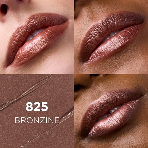 L'Oreal Paris Colour Riche Original Creamy,Hydrating Satin Lipstick with Argan Oil and Vitamin E,Bronzine,(Pack of 2)
