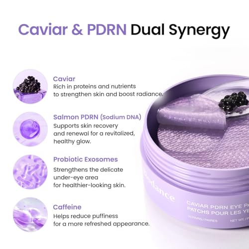 BIODANCE Caviar PDRN Eye Patches 60pk Dark Circles & Puffy Eyes