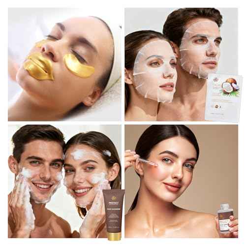 35 Pcs Coconut Vanilla Spa Gift Basket for Women & Men, Face Skin Care Set, Bath & Body Set, Self Care Pamper Kit, Diffuser, Bath Bomb, Birthday, Christmas, Valentines, Mother Day, Anniversary