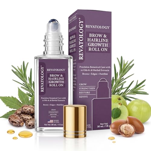 Revatology Brow & Hairline Growth Serum with Herbal Oils – Targeted Botanical Care