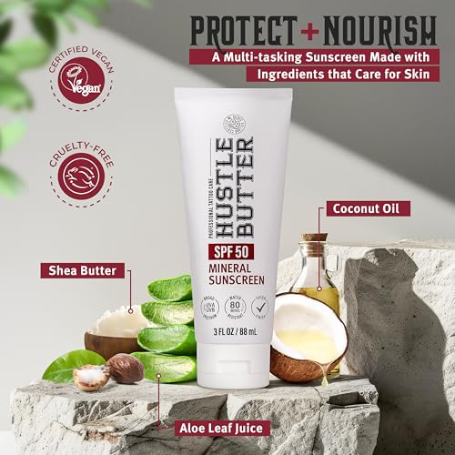 Hustle Butter Tattoo Sunscreen SPF 50 - 3 oz