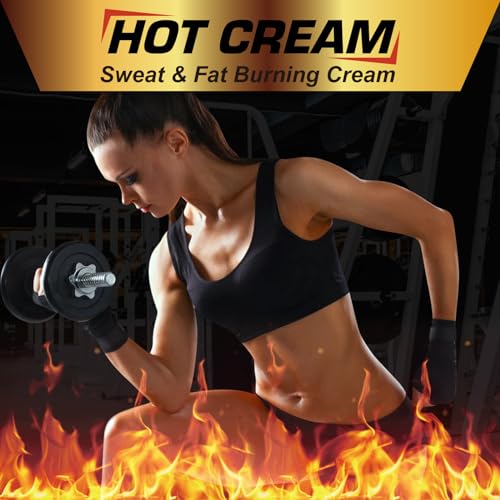 Sweat Cream for Skin, 2 Pack Workout Enhancer Promotes Circulation for Target Areas, Support Muscle Warm-up & Improve Exercise Effect, Skin Tightening and Elasticity, Sweat Cream for Women & Men