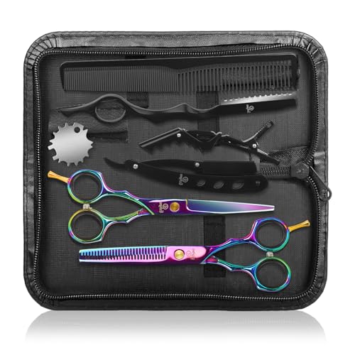 Professional 6.5-Inch Hair Scissors Set - Thinning & Straight Shears