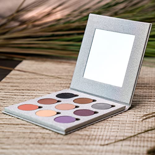 Reusable Magnetic Eyeshadow Palette with Mirror