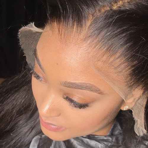 CHEETAHBEAUTY Straight 250% Density Ultra-fitted 13x6 SKINLIKE Real HD Lace Front Human Hair Wigs for Women 0.10mm Ultra-thin HD Lace Frontal Wigs Pre-Plucked Hairline Bleached Small Knots(18inch)