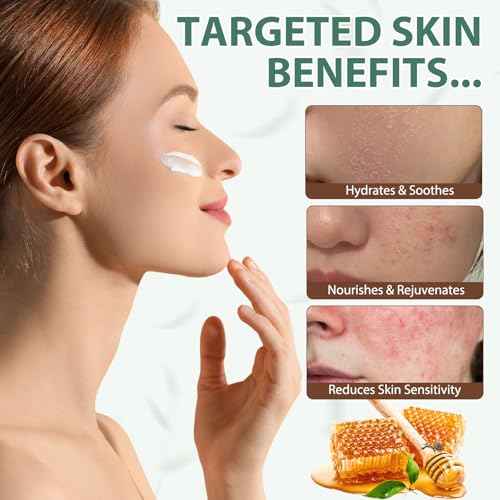 Beef Tallow for Skin, 4.2oz Tallow and Honey Balm, Face Moisturizer and Nourishes Body, Grass Fed Whipped Beef Honey Cream Reduces Irritation Skin and Sensitivity