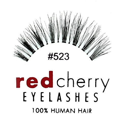 Red Cherry #523 False Eyelashes 3 Pairs | Wispy Natural Lashes