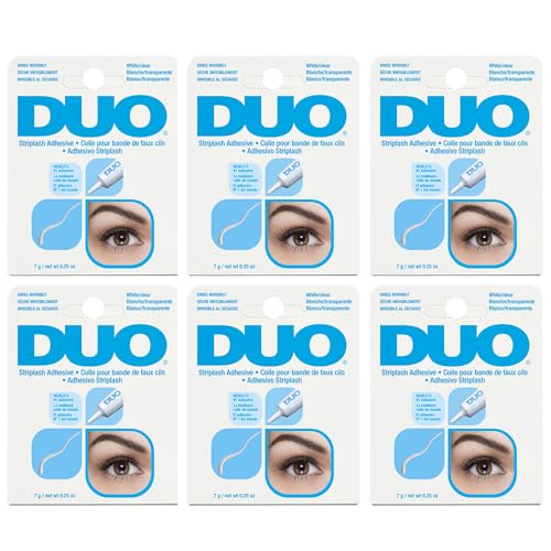 Duo Lash Adhesive - Clear, 0.25 Ounce (Pack of 6)