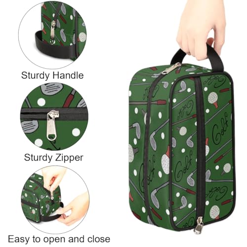 Golf Ball Travel Toiletry Bag for Boys Men - Hanging Wash Bag for Kids - Waterproof Shaving Bag Bathroom Bags for Toiletries Accessories