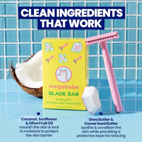 Hydrating Shave Bar for Smooth Skin - Shea & Cocoa Butter, 4.4 oz