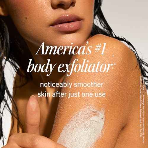 First Aid Beauty - KP Bump Eraser Body Scrub with 10% AHA, Keratosis Pilaris Exfoliator with Glycolic and Lactic acids, Helps Reduce Chicken Skin Bumps, Safe for Sensitive Skin, Strawberry Scent, 2 oz