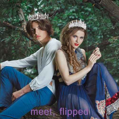 VELSCRUN 2 Pcs Tiara Crown for Men Women, Silver Crowns for Men Metal, King Queen Crown Tiaras, Prince Crown Princess Tiaras for Girls, Birthday Prom Wedding Halloween Party Hair Accessories B