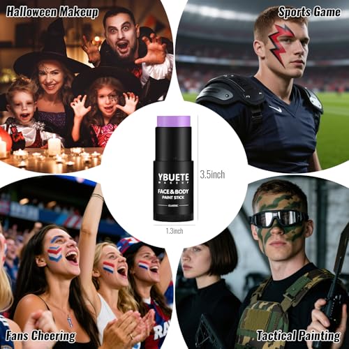Light Purple Oil-Based Face Paint Stick | Full Coverage SFX Makeup