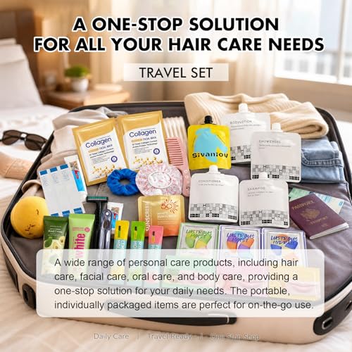 41-Piece Travel Toiletries Set for Men & Women