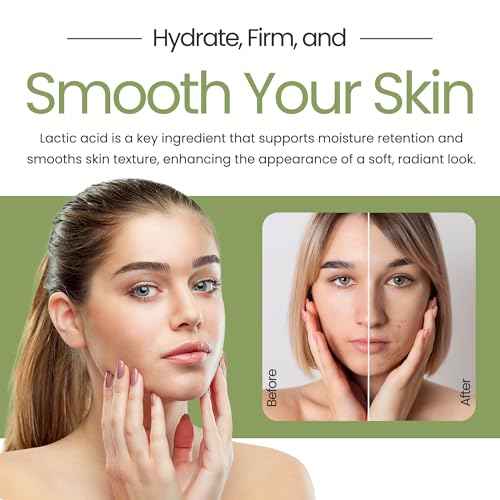 Lactic Acid Powder Lactic Acid Food and Cosmetics Grade DIY Lactic Acid Peel for Skin Moisturizing 4 Ounce (Pack of 1)