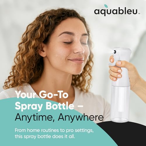 Aquableu Continuous Mist Spray Bottle - 6.76oz for Hair & Plants