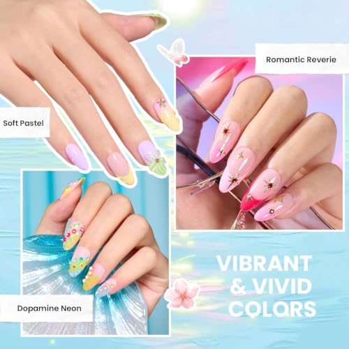 Beetles Infinite Inspiration 100-Color Gel Nail Polish Set with Base and Top Coats