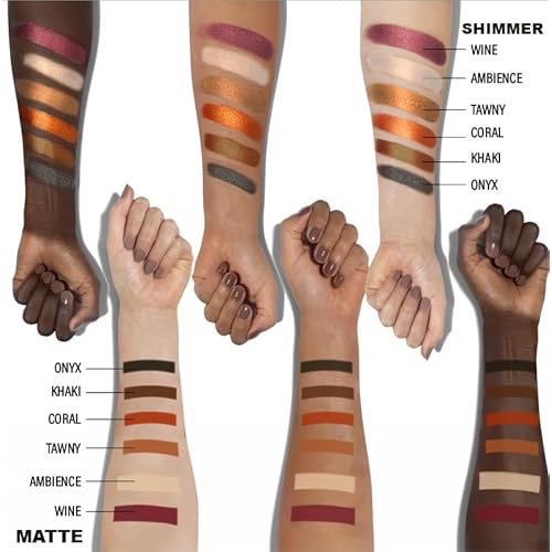 Ccolor Cosmeticss - Neutrals, 24-Color eyeshadow Palette Matte/Shimmer/Metallic.Glitter Finish, Highly Pigmented Eye shadow Makeup, Long- Wearing Eye Palette, Eye Makeup Kit with Easy-to-Blend Shades
