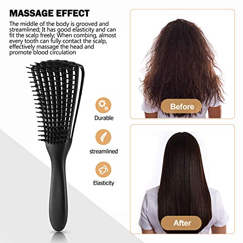Detangling Brush for Curly & Kinky Hair 3a-4c