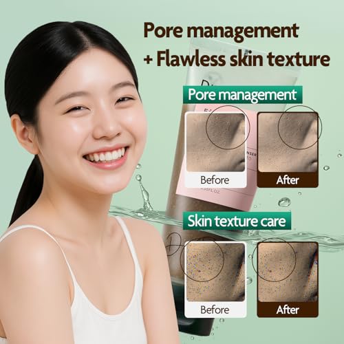 Dr.ROSA Konjac Peeleanser, Gentle Daily Peeling Cleanser with Konjac & Pear Cell, pH Balanced, Sensitive Skin Friendly, Soft & Smooth Skin Care