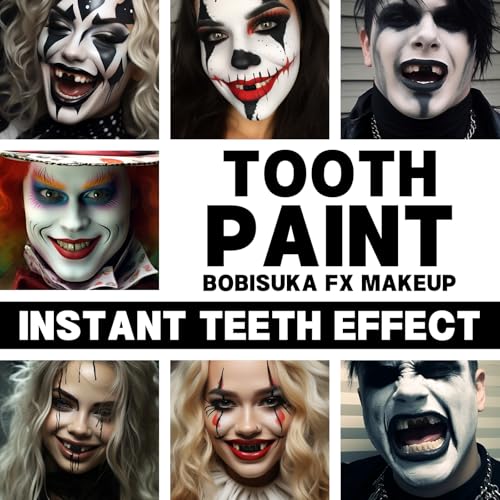 Black Tooth Paint for Cosplay & Halloween Makeup