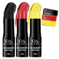 3-Pack Face Paint Sticks - Waterproof Sports & Cosplay Makeup