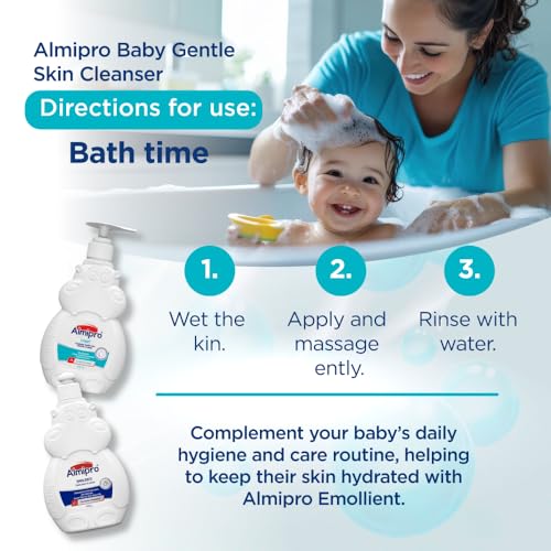 almipro Syndet Baby Hair and Body Wash with Oatmeal and Aloe Vera. 400 gr. - 14 Oz.