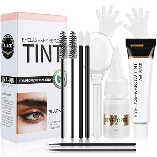 Eyebrow & Eyelash Color Kit - 2-in-1 Long-Lasting Dye