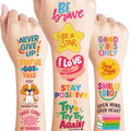96 PCS Motivational Temporary Tattoos for Kids | Party Favors