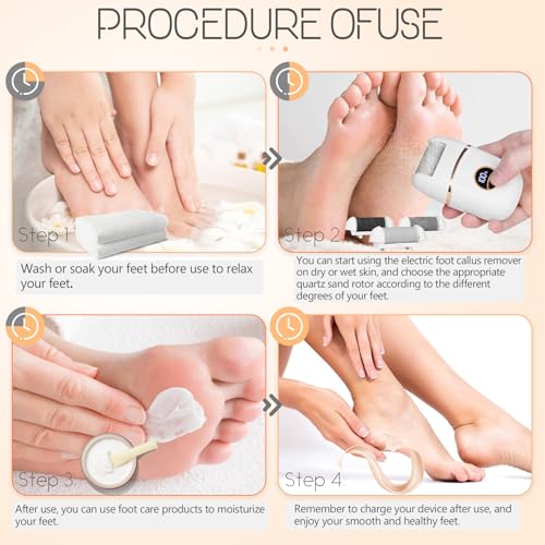 Beefire Rechargeable Electric Foot File & Callus Remover
