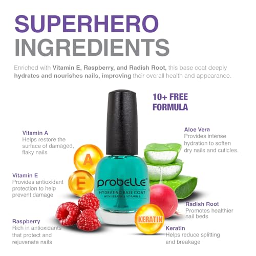 Probelle Hydrating Base Coat for Dry Brittle Nails