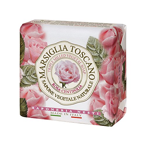 Nesti Dante Nesti dante marsiglia toscano triple milled vegetal soap - rosa centifolia, 7oz, 7 Ounce