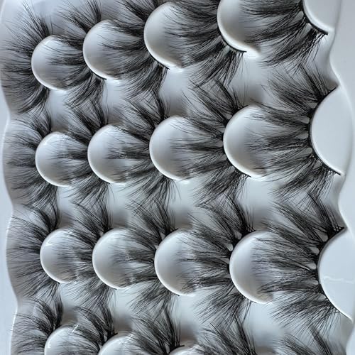 25mm Fluffy False Eyelashes - 20 Pair Variety Pack